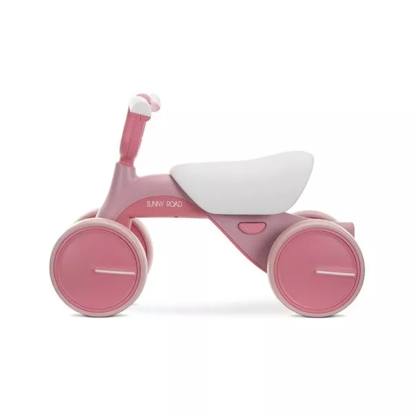 Bicicleta de echilibru, Sunny Road, 12-36 luni, scaun reglabil, lumini si muzica, Pink 2