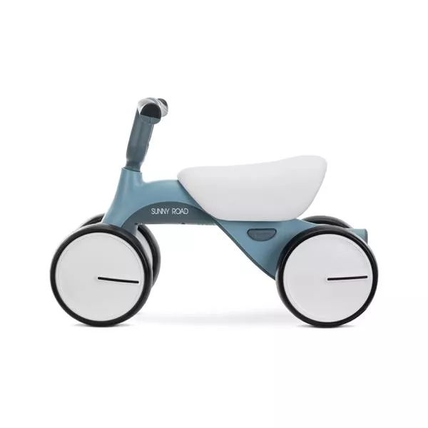 Bicicleta de echilibru, Sunny Road, 12-36 luni, scaun reglabil, lumini si muzica, Blue Petrol 2