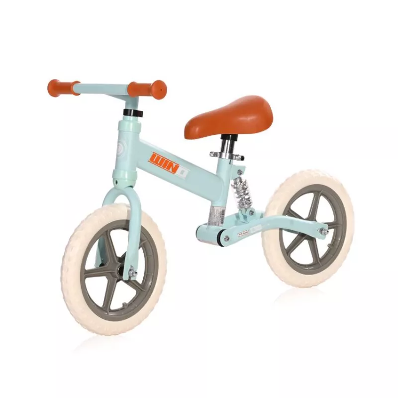Bicicleta de echilibru Wind, de la 2 ani pana la 5 ani, cadru cu amortizor, roti mari, sa reglabila, Albastru deschis 1