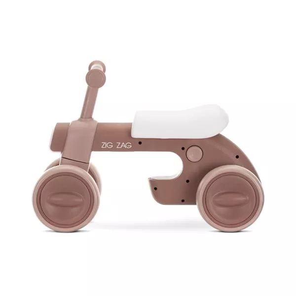 Bicicleta de echilibru, Zig Zag, 12-36 luni, scaun reglabil 2 pozitii, lumini si muzica, Mellow Rose 2
