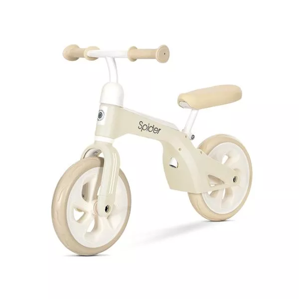 Bicicleta de tranzitie pentru copii, Spider, fara pedale, roti mari, Beige 1