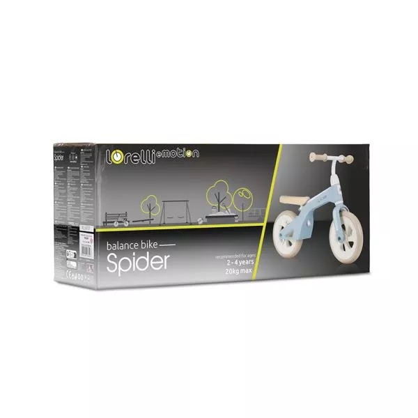 Bicicleta de tranzitie pentru copii, Spider, fara pedale, roti mari, Blue 3