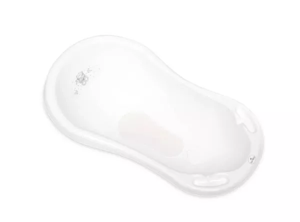 Cada 84 cm cu dop de scurgere si baza antialunecare, Bear White 1