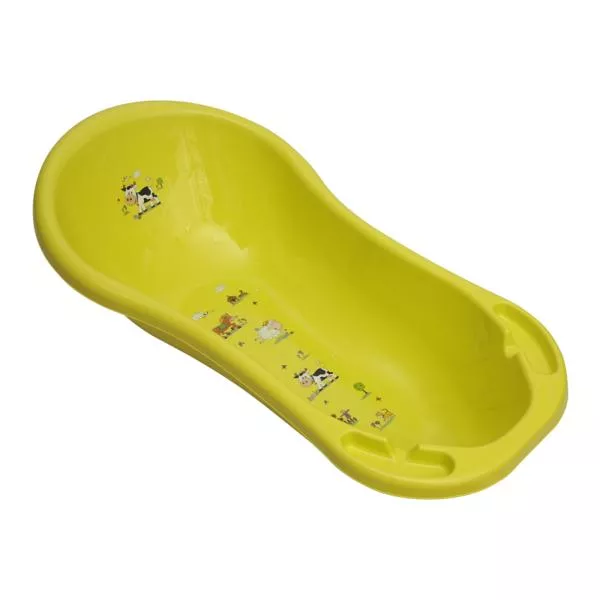 Cadita bebe, 100x51x31 cm, Funny Farm Green Yellow Meadow 1