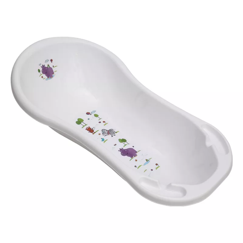 Cadita bebe, 100x51x31 cm, Hippo White 1