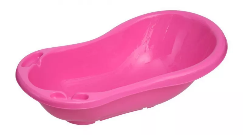 Cadita bebe 84 cm, Dark Pink 1