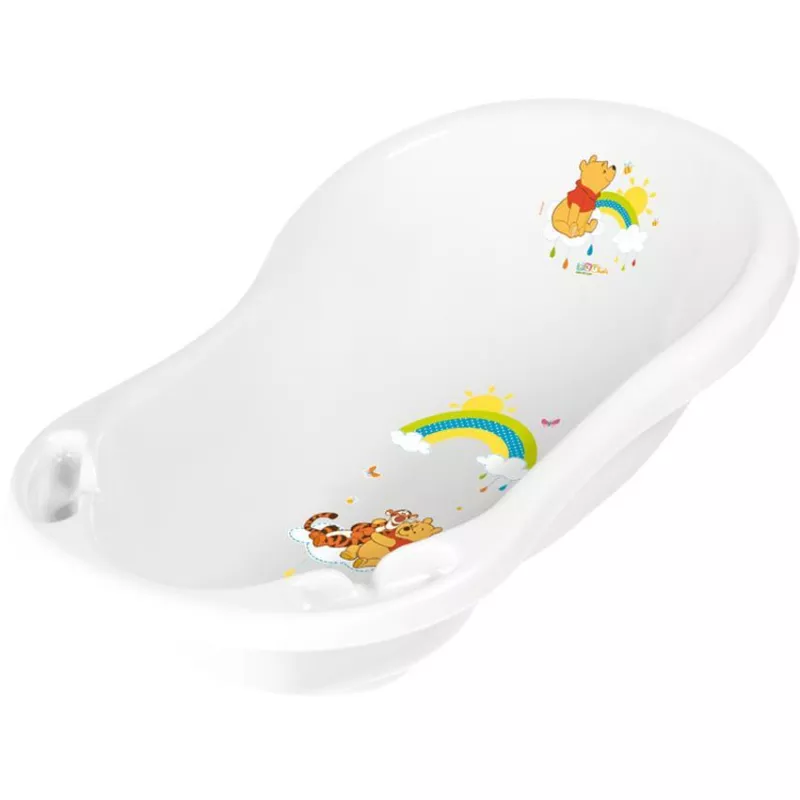 Cada de baie cu scurgere DISNEY 84 cm Pooh, White 1