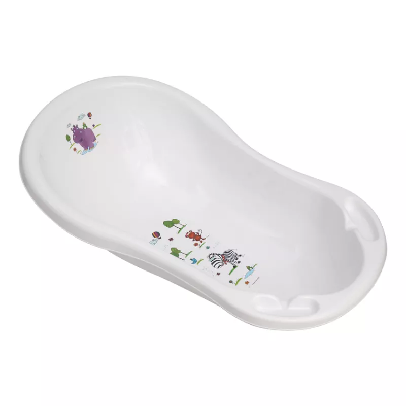 Cadita bebe, 84x49x30 cm, Hippo White 1