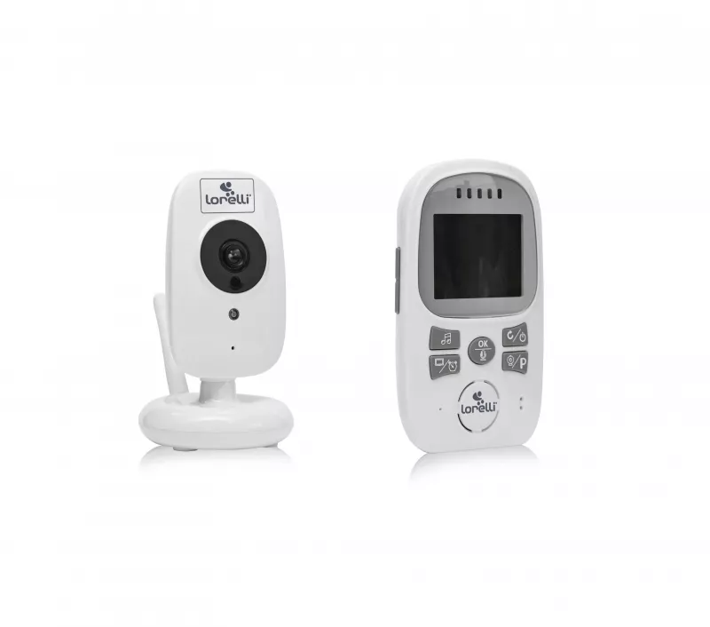Camera supraveghere bebelusi, Lorelli,  Safeness, audio video, wireless, alb 1