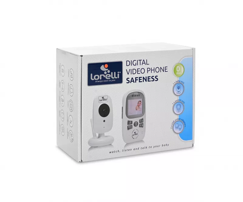 Camera supraveghere bebelusi, Lorelli,  Safeness, audio video, wireless, alb 2