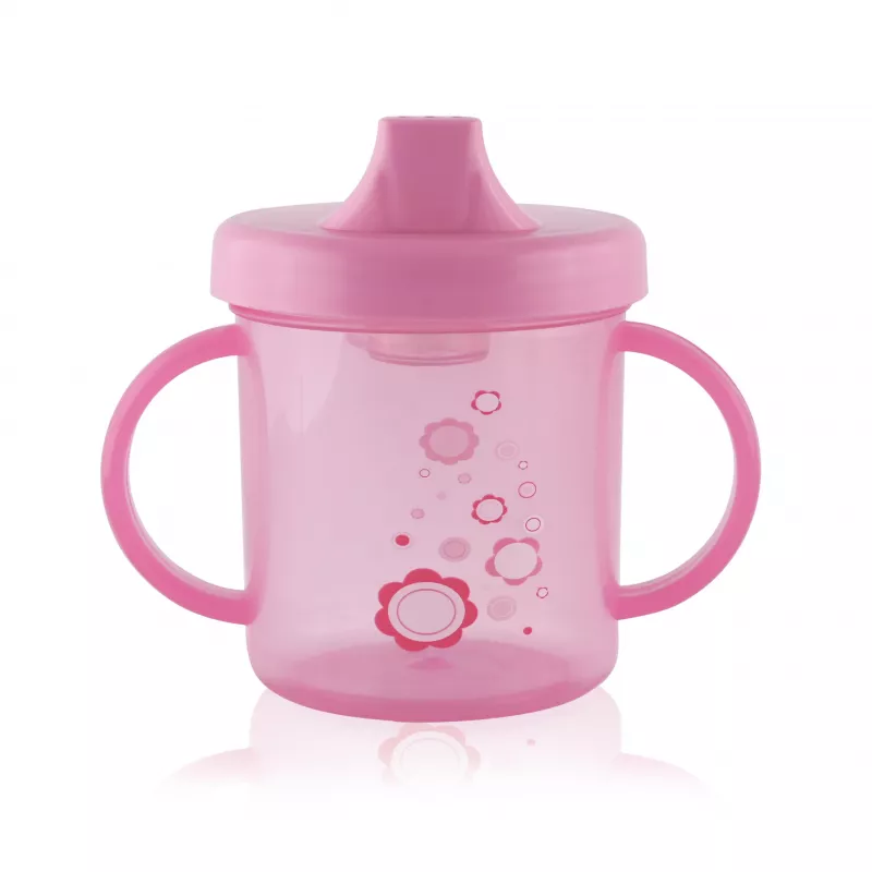 Cana cu manere si cioc, 12 luni+, 210 ml, Pink 1