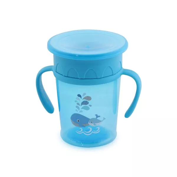 Cana de tranzitie, 12 luni+, 270 ml, All Around Cup 360 grade, multicolor 2