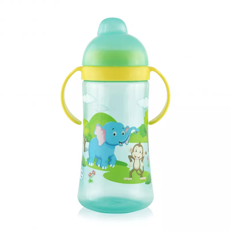 Cana sport cu manere, 9 luni+, 330 ml, Green 1
