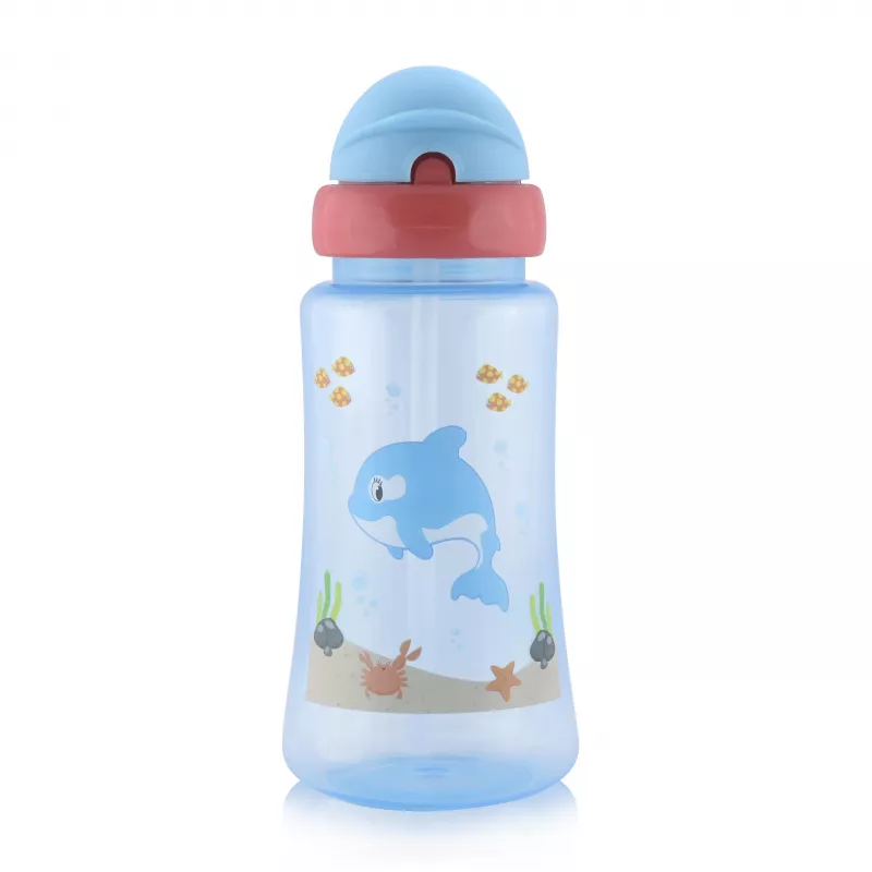 Cana sport cu pai moale, 12 luni+, 330 ml, Blue 1