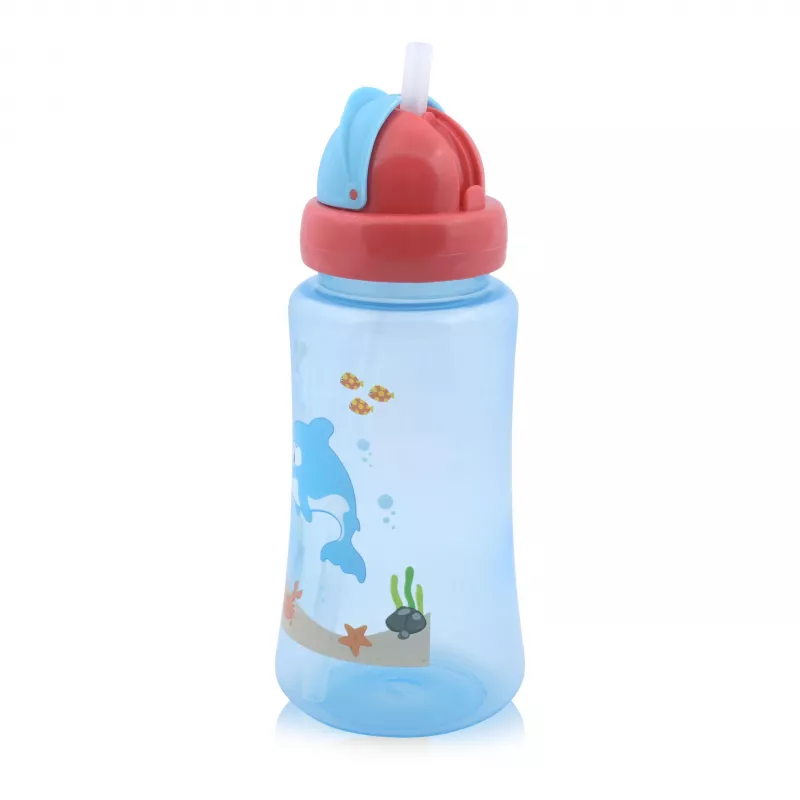 Cana sport cu pai moale, 12 luni+, 330 ml, Blue 2
