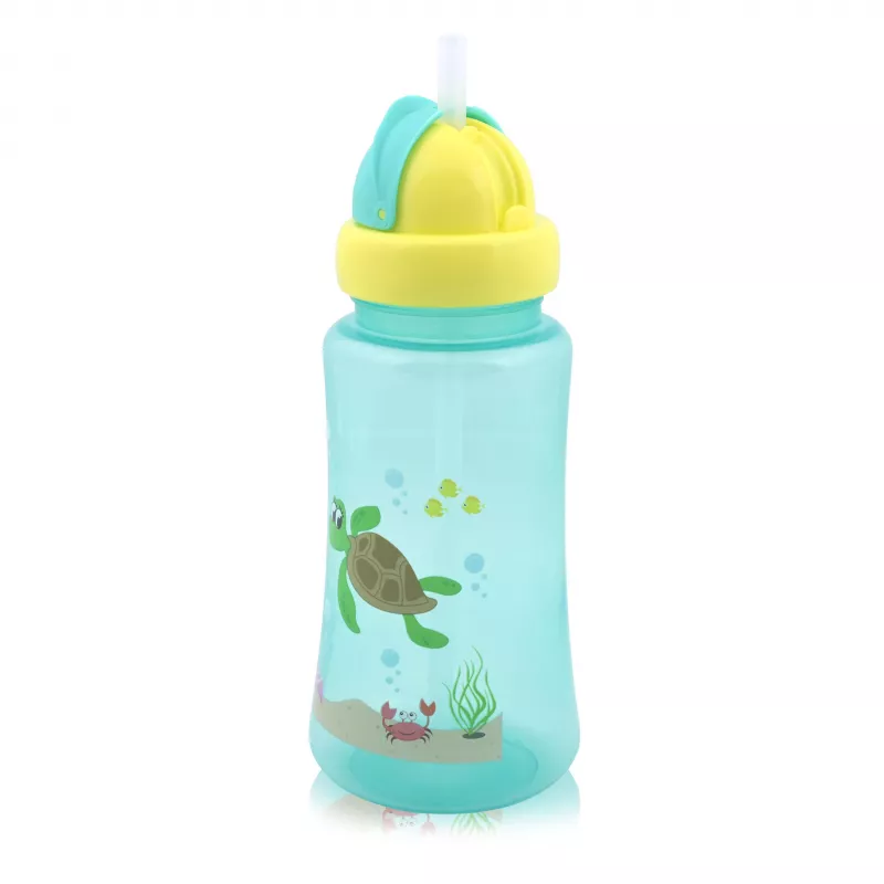 Cana sport cu pai moale, 12 luni+, 330 ml, Green 3