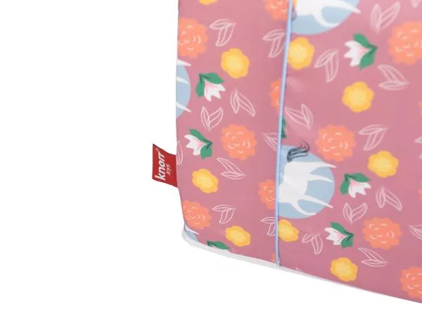 Canapea extensibila pentru copii, Knorr Toys, umplutura din spuma moale, husa bumbac 100% detasabila si lavabila, 77 x 34 x 42 cm, 9 Luni+, Unicorn Roz 3
