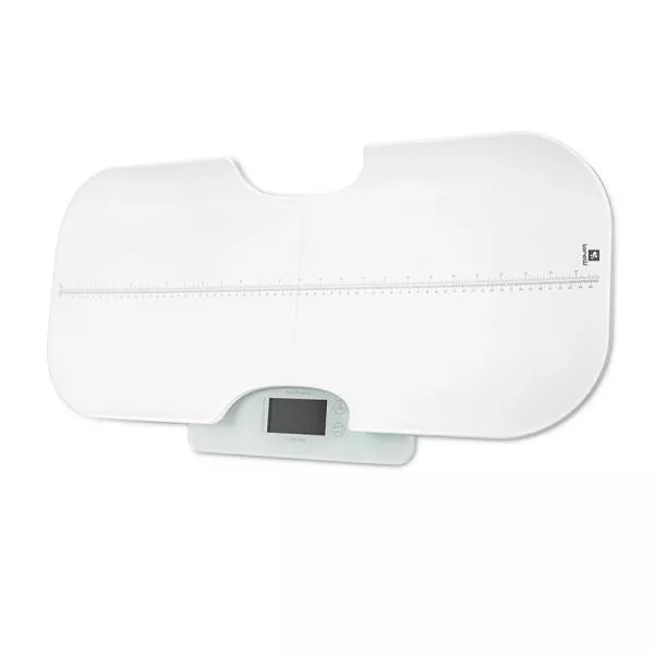 Cantar digital 2 in 1, Measure & Care, pentru bebelusi si adulti, cu scala pentru masurarea inaltimii bebelusului, tavita detasabila, functii automate Tare/Hold, max. 180 kg 1