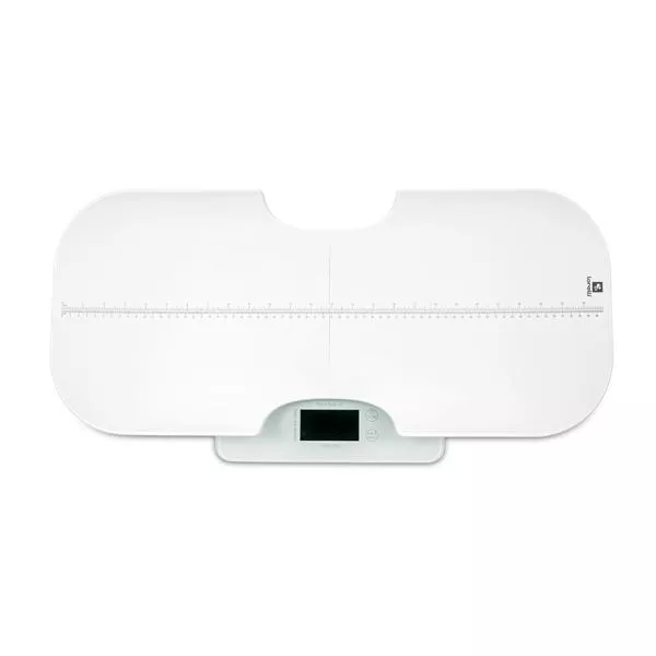 Cantar digital 2 in 1, Measure & Care, pentru bebelusi si adulti, cu scala pentru masurarea inaltimii bebelusului, tavita detasabila, functii automate Tare/Hold, max. 180 kg 2