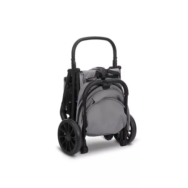 Carucior pentru copii, Nuvella, pliere cu o mana, spatar reglabil multipozitie, copertina extensibila, 0-48 luni, pana la 22 kg, Grey 5