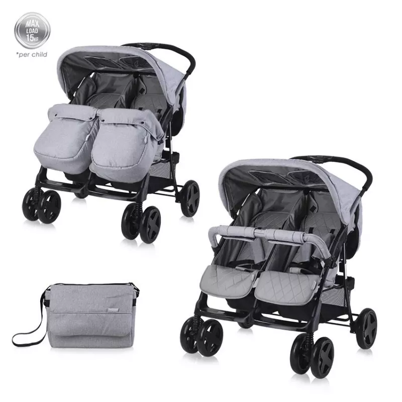 Carucior pentru Gemeni Twin, Cool Grey 1
