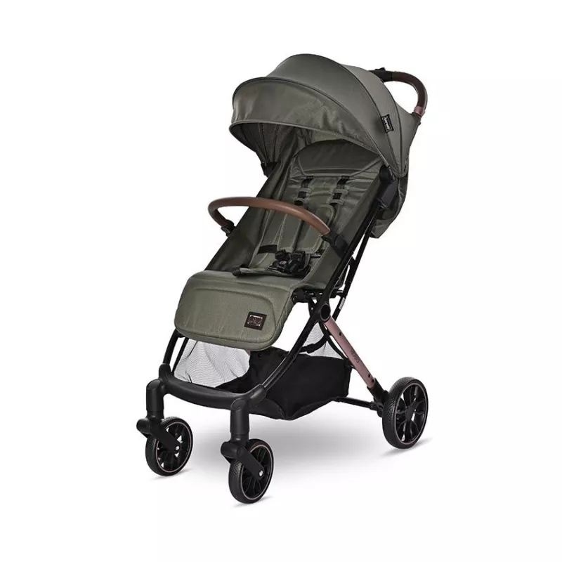 Carucior sport Ribera, tip troler, de la 0 luni pana la 3 ani, maxim 15 kg, dimensiuni compatibile avion, Verde Aspen 1