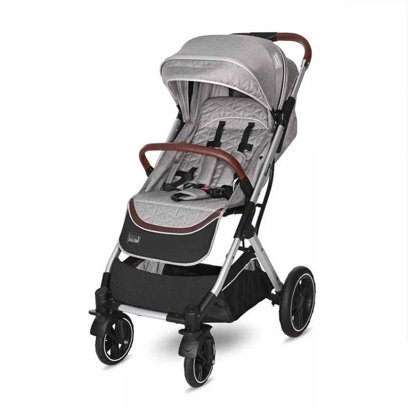 Carucior Storm, de la 0 luni pana la 4 ani, maxim 22 kg, cadru aluminiu, cos auto optional, Opaline Gri 2