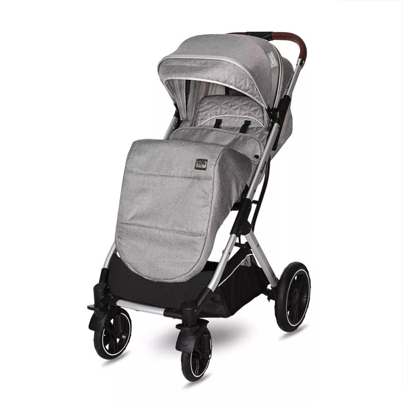 Carucior Storm, de la 0 luni pana la 4 ani, maxim 22 kg, cadru aluminiu, cos auto optional, Opaline Gri 3