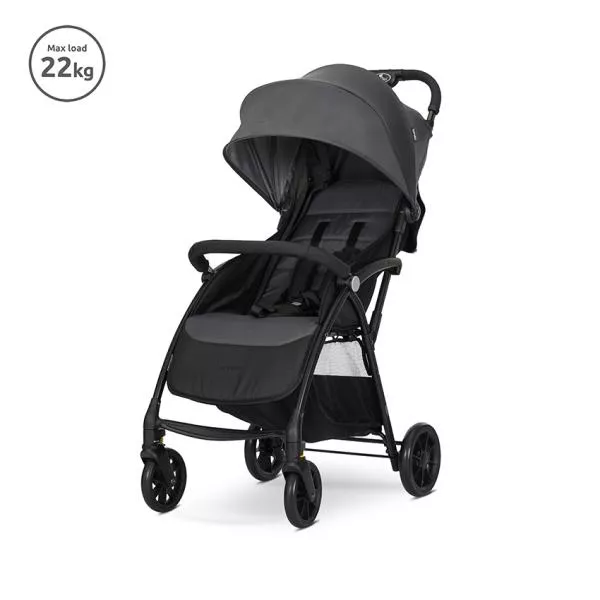 Carucior pentru nou-nascut, Fresh, ultra-light, pana la 22 kg, Grey Icy 1
