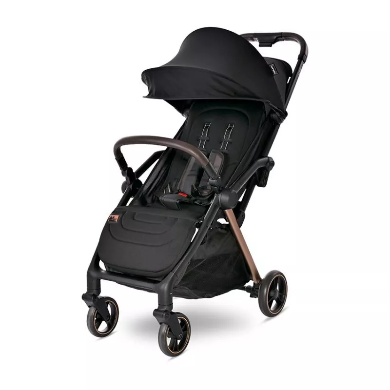 Carucior Set 2 in 1, autofold, Loret, cosulet auto inclus, pana la 22 kg, Black 2