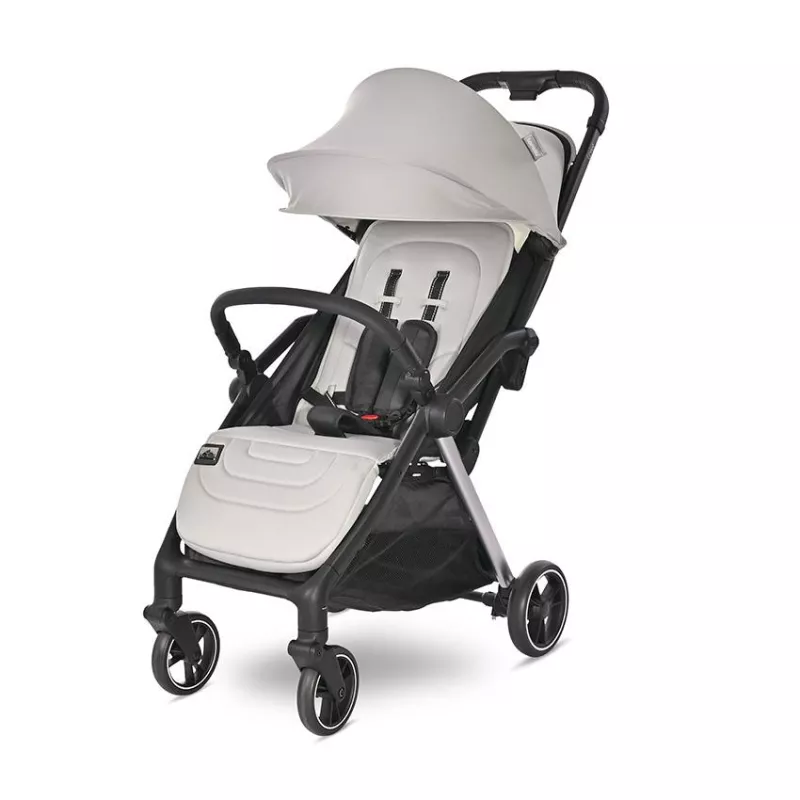 Carucior Set 2 in 1, autofold, Loret, cosulet auto inclus, pana la 22 kg, Grey 2