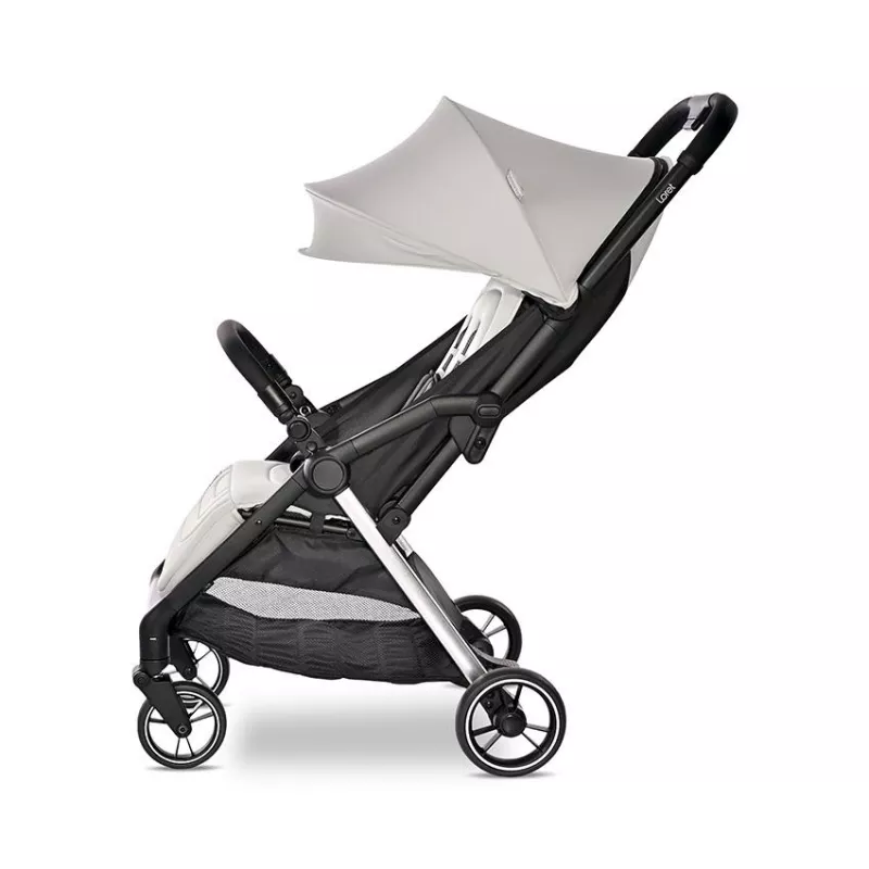 Carucior Set 2 in 1, autofold, Loret, cosulet auto inclus, pana la 22 kg, Grey 3