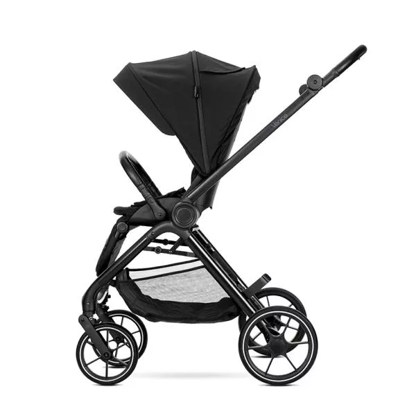 Carucior Set 2 in 1, Venice, cadru din aluminiu, sezut reversibil, pana la 22 kg, Black 6