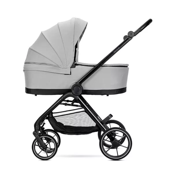 Carucior Set 2 in 1, Venice, cadru din aluminiu, sezut reversibil, pana la 22 kg, Grey 4
