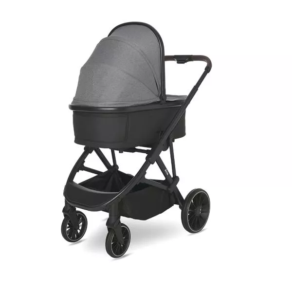 Carucior Set 3 in 1, Aria, cosulet auto Aria Luxe 40-87 cm inclus, multiple accesorii, Grey 3