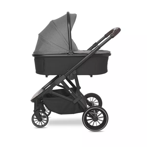 Carucior Set 3 in 1, Aria, cosulet auto Aria Luxe 40-87 cm inclus, multiple accesorii, Grey 5