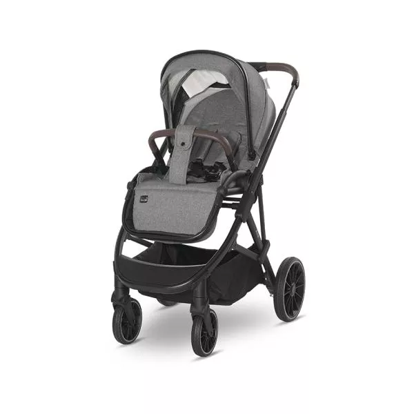 Carucior Set 3 in 1, Aria, cosulet auto Aria Luxe 40-87 cm inclus, multiple accesorii, Grey 7
