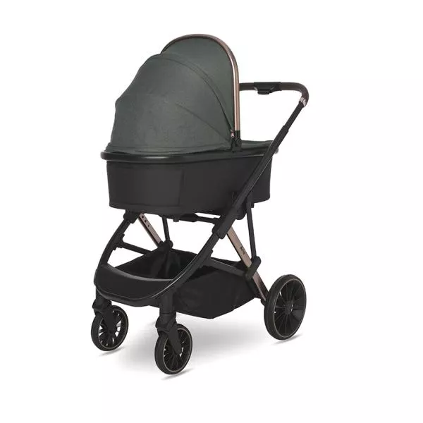 Carucior Set 3 in 1, Aria, cosulet auto Aria Luxe 40-87 cm inclus, multiple accesorii, Green 5