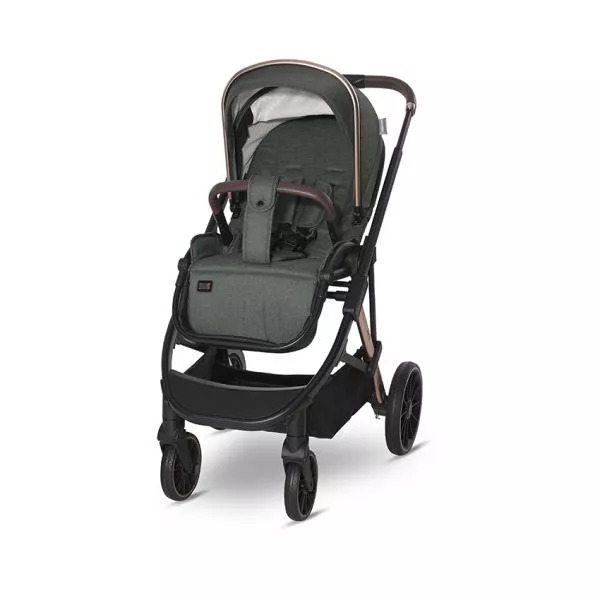 Carucior Set 3 in 1, Aria, cosulet auto Aria Luxe 40-87 cm inclus, multiple accesorii, Green 6