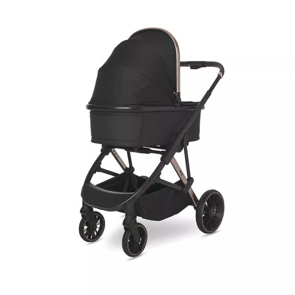 Carucior Set 3 in 1, Aria, cosulet auto Aria Luxe 40-87 cm inclus, multiple accesorii, Black 5