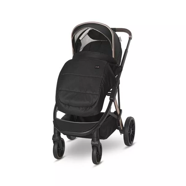 Carucior Set 3 in 1, Aria, cosulet auto Aria Luxe 40-87 cm inclus, multiple accesorii, Black 7