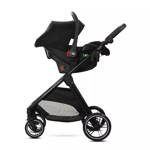 Carucior Set 3 in 1, Aspen, transformabil, sezut reversibil, scoica auto inclusa, 0 luni+, pana la 22 kg, Cappuccino 7