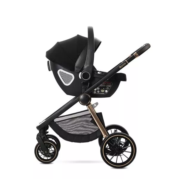 Carucior Set 3 in 1, Bianca, cadru usor din aluminiu, pana la 22 kg, Beige Warm 7