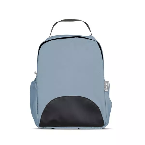Carucior Set 3 in 1, Bianca, cos landou individual, cosulet auto Aria Luxe inclus, cadru din aluminiu, pana la 22 kg, Blue 8