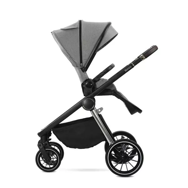 Carucior Set 3 in 1, Bianca, prevazut cu sistem anti-reflux, pana la 22 kg, Grey 5