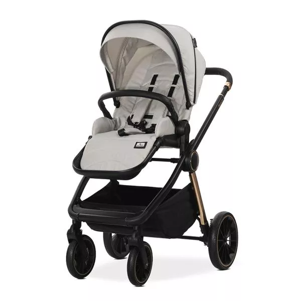Carucior Set 3 in 1, Bianca, prevazut cu sistem anti-reflux, pana la 22 kg, Beige 3