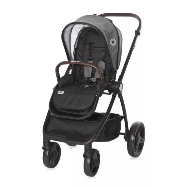 Carucior set 3 in 1, Infinity, de la 0 luni pana la 4 ani, maxim 22 kg, cadru din aluminiu, Gri Glaciar 5
