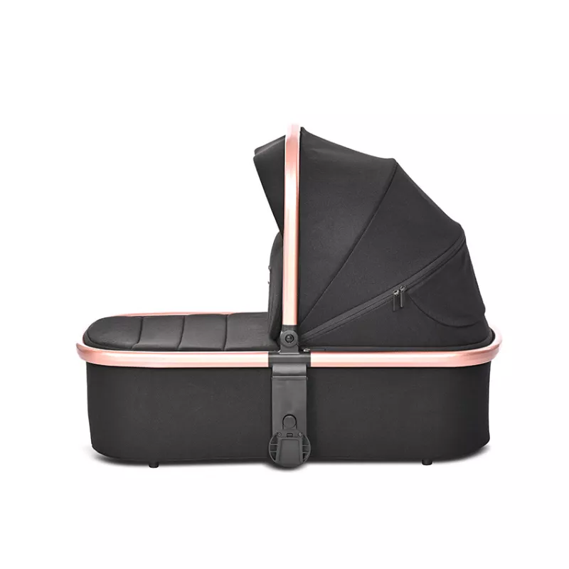 Carucior Set 3 in 1, Reya, maner reversibil, pana la 22 kg, Negru Jasper 15
