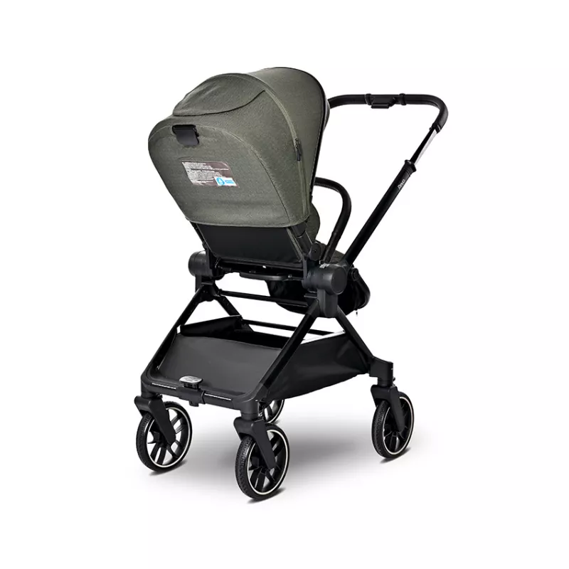 Carucior Set 3 in 1, Reya, maner reversibil, pana la 22 kg, Verde 12
