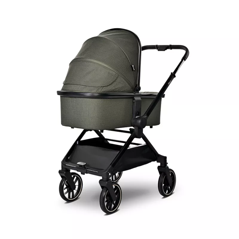Carucior Set 3 in 1, Reya, maner reversibil, pana la 22 kg, Verde 5